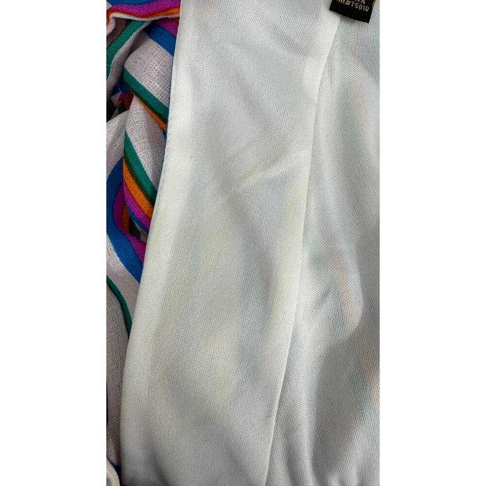 Jodi Kristopher Multicolor Striped Sleeveless Romper - Picture 14 of 14